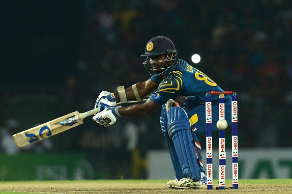 Sri Lankan cricketer Kusal Perera plays a shot during the second and final T20 International cricket match between Sri Lanka and the West Indies at the R. Premadasa Stadium in Colombo on November 11, 2015. AFP PHOTO / LAKRUWAN WANNIARACHCHI (Photo credit should read LAKRUWAN WANNIARACHCHI/AFP/Getty Images)