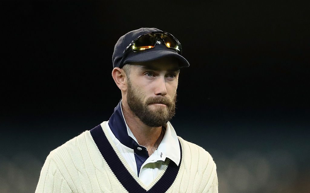 Glenn Maxwell of Victoria looks on after being named 12th man during day one of the Sheffield Shield match between Victoria and Tasmania at the Melbourne Cricket Ground on October 25, 2016 in Melbourne, Australia. (Photo by Scott Barbour/Getty Images)